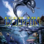 Ảnh bìa game Ecco the Dolphin gốc năm 1992 trên Sega Genesis, biểu tượng của dòng game cá heo kinh điển.