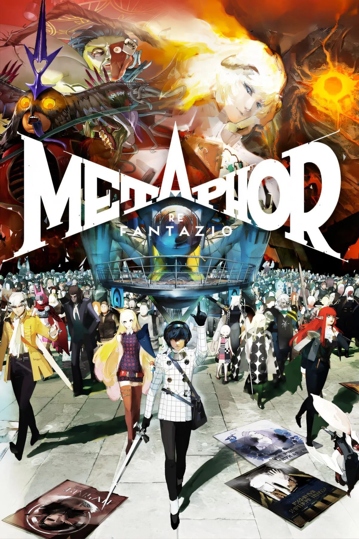 Ảnh bìa game JRPG Metaphor: ReFantazio của Atlus.