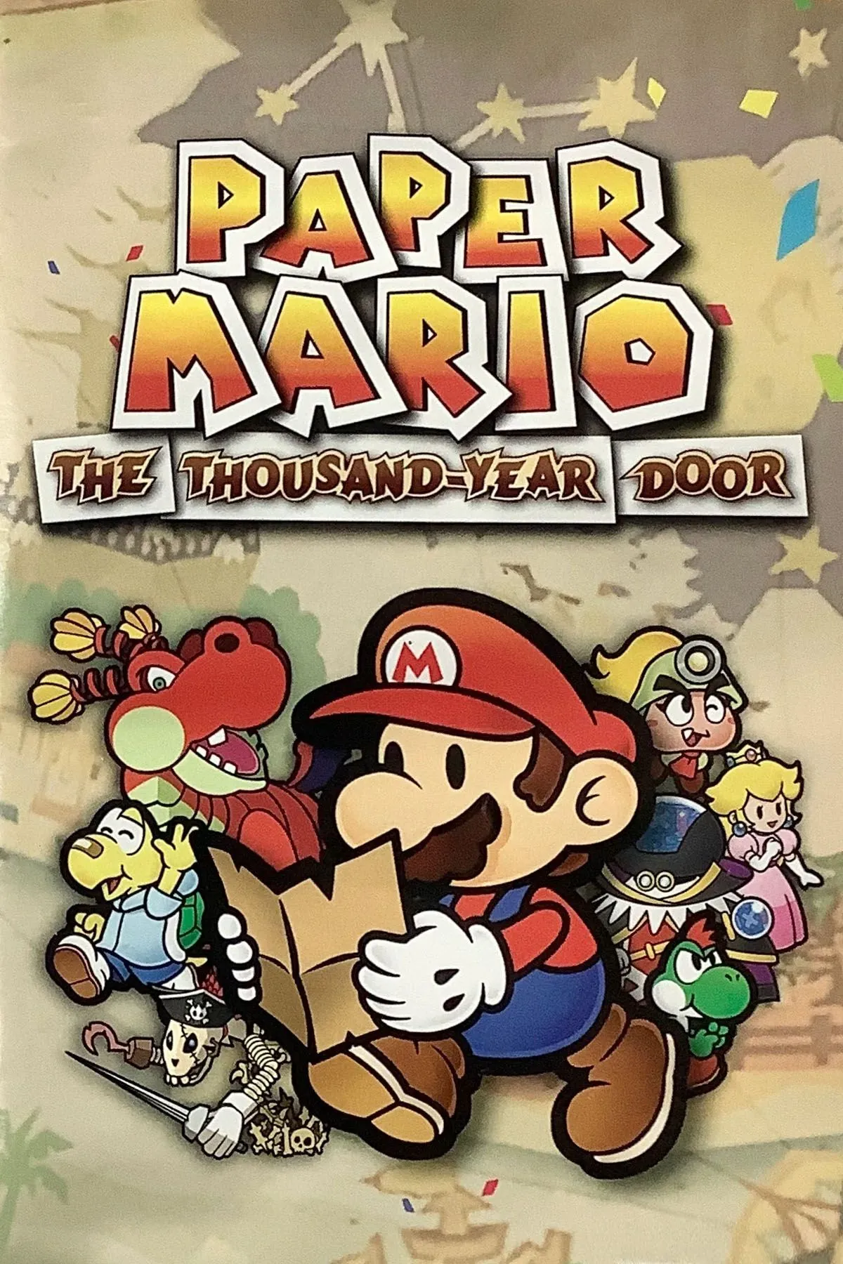 Bìa đĩa game Paper Mario: The Thousand-Year Door trên Nintendo GameCube