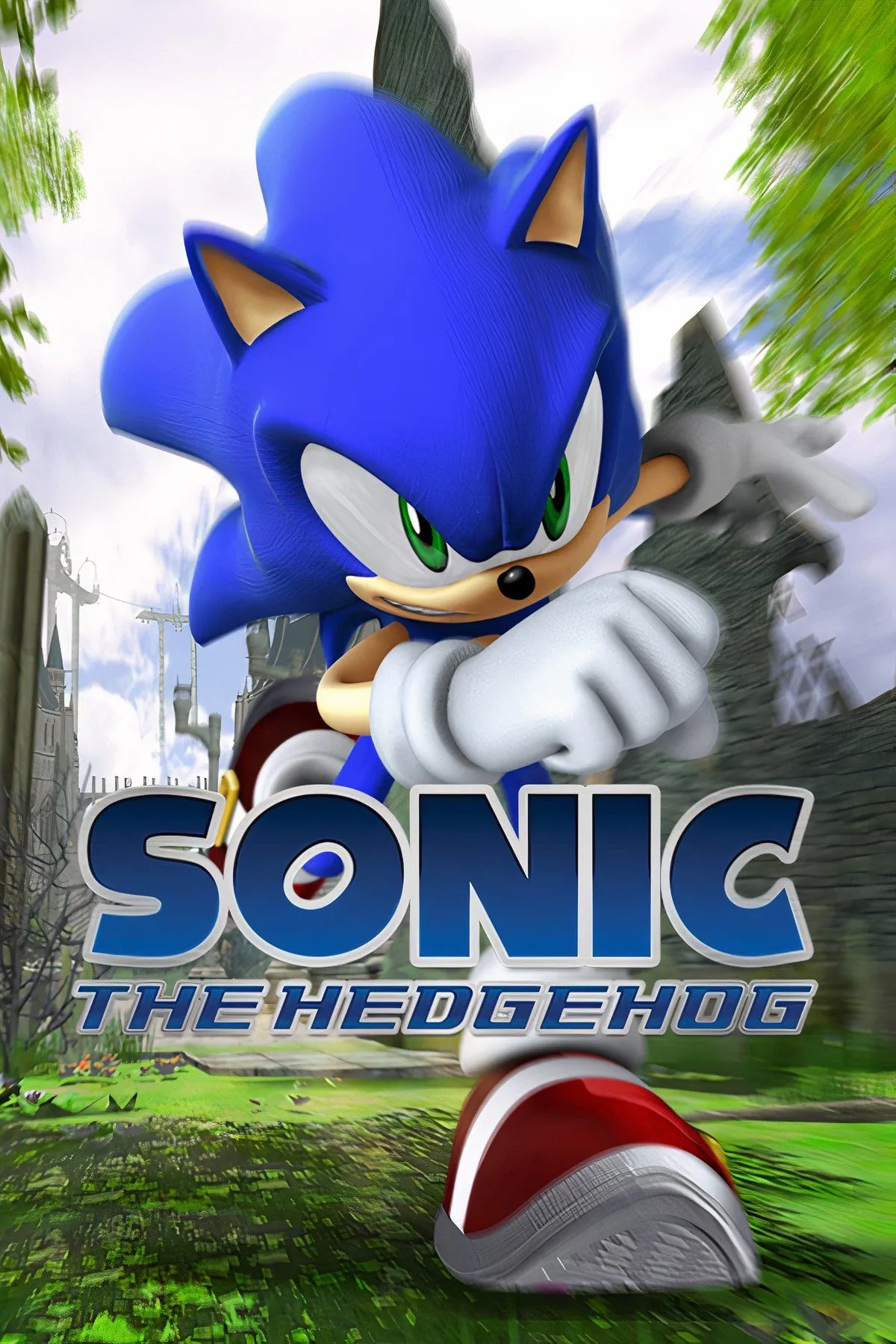 Bìa đĩa soundtrack game Sonic the Hedgehog (2006) với hình ảnh Sonic và các nhân vật chính.