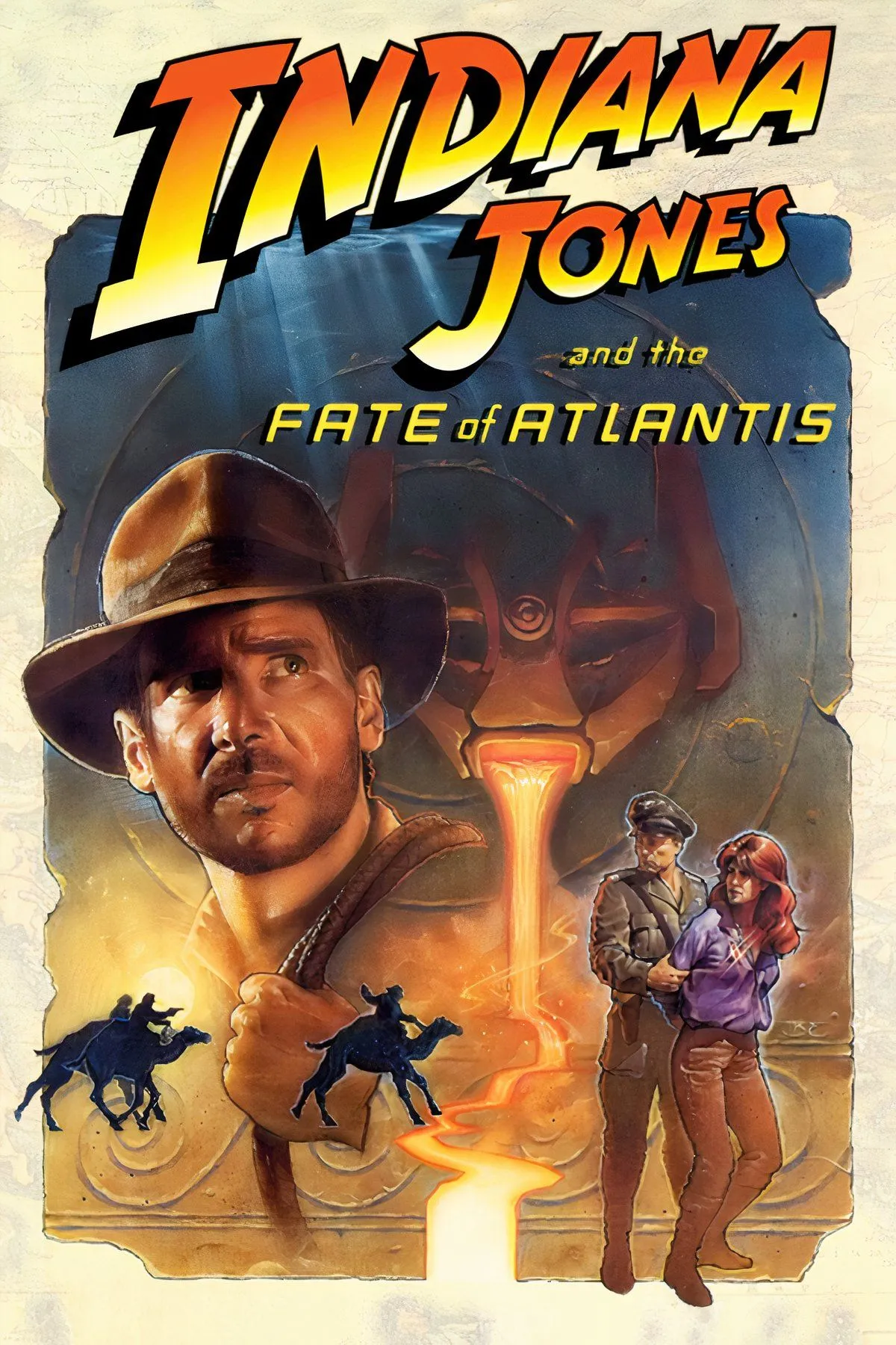 Bìa game phiêu lưu Indiana Jones and the Fate of Atlantis