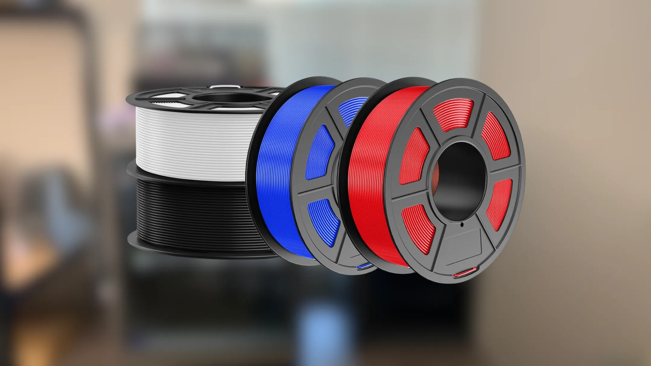 Bộ 4 cuộn filament PLA JAYO 4.4kg, đường kính 1.75mm, đa dạng màu sắc