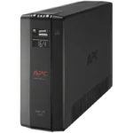 Bộ lưu điện UPS APC BX1500M màu đen, thiết kế nhỏ gọn, hiển thị thông tin rõ ràng