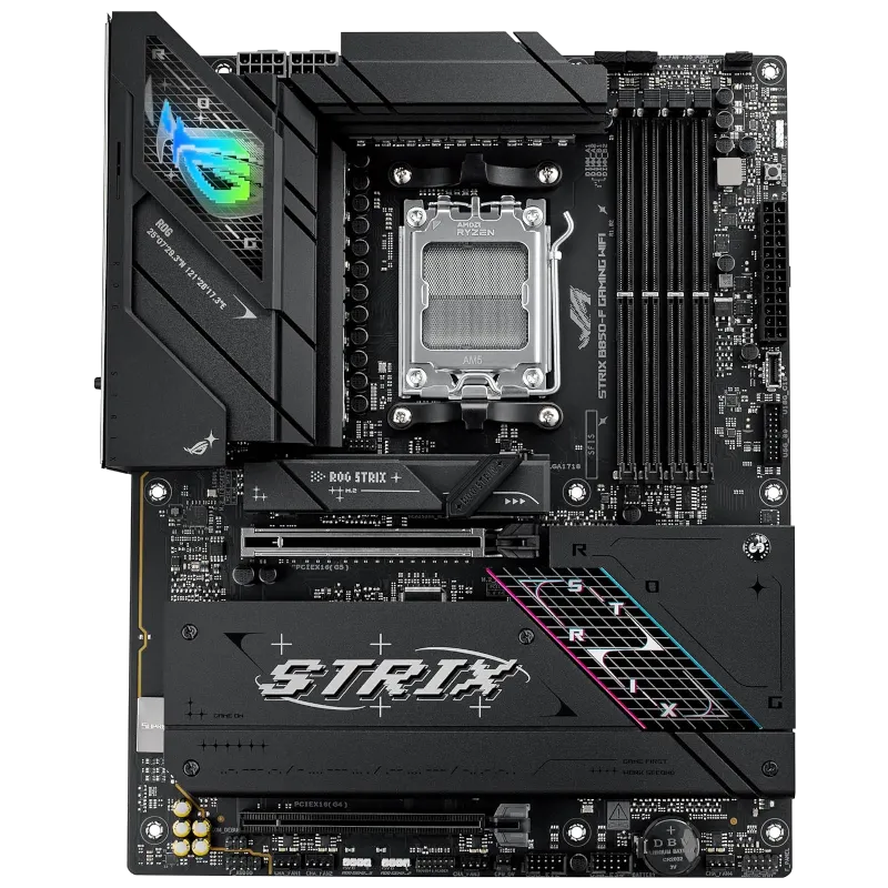 Bo mạch chủ Asus ROG Strix B850-F Gaming WiFi với chipset B850, đầy đủ tính năng kết nối và tản nhiệt VRM hiệu quả