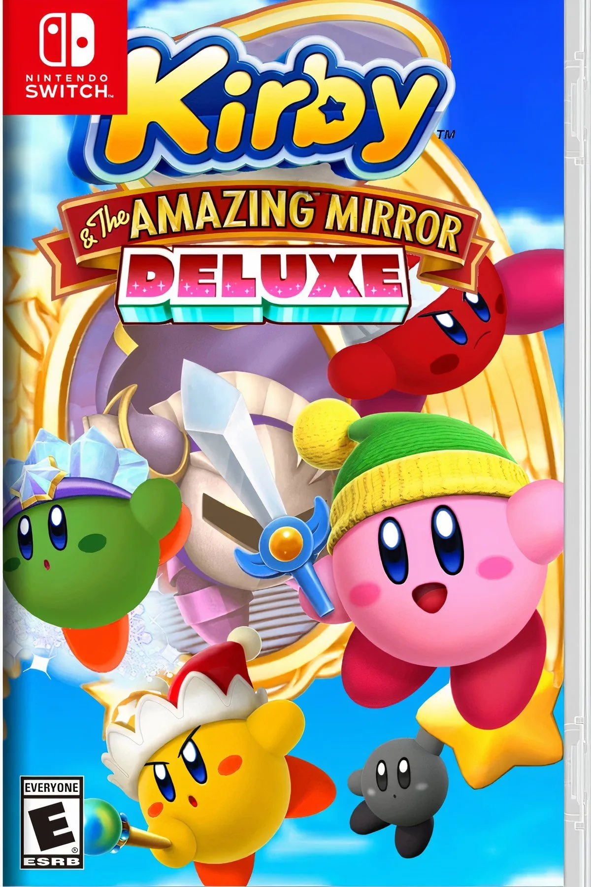 Bốn Kirby cùng nhau khám phá thế giới gương trong Kirby &amp; the Amazing Mirror