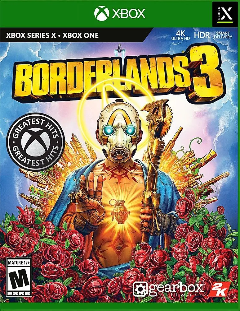 Bốn Vault Hunter từ Borderlands 3 trong phong cách cel-shaded đặc trưng, sẵn sàng cho cuộc phiêu lưu đầy loot.