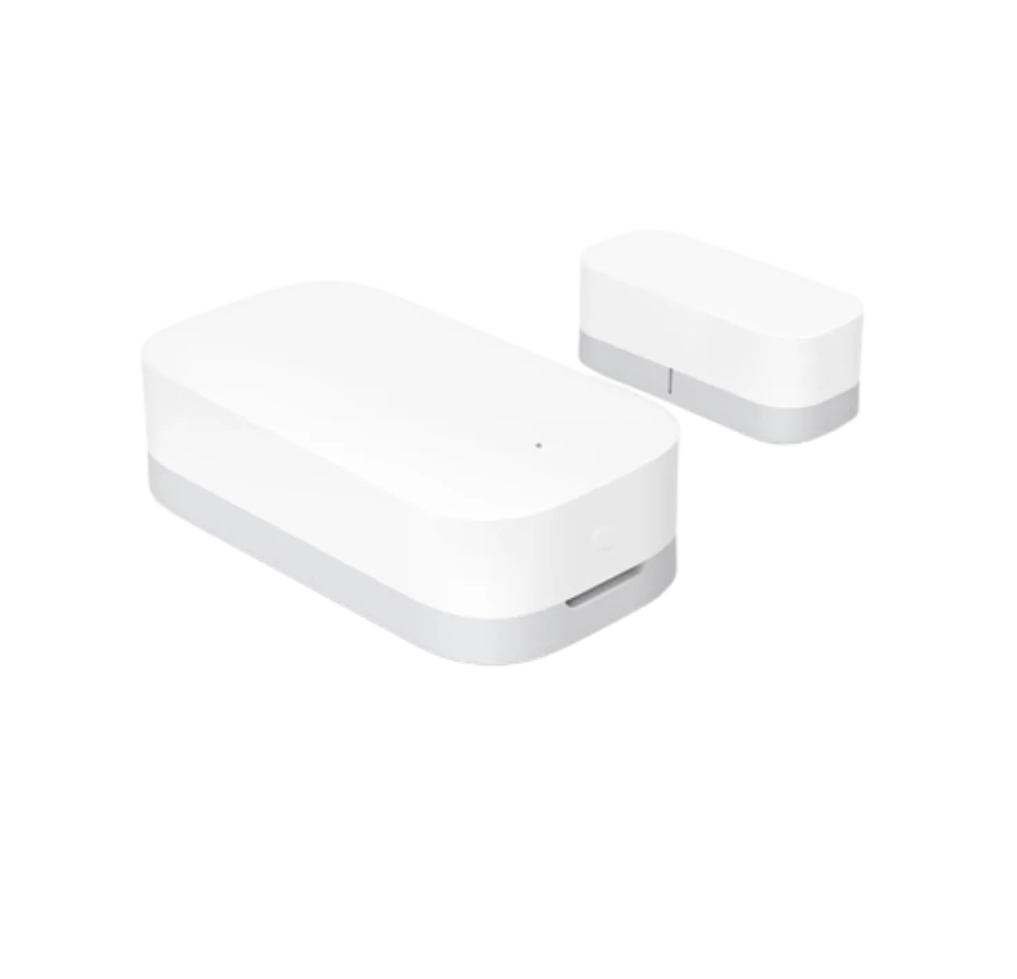 Cảm biến cửa sổ và cửa Aqara Zigbee đặt trên nền trắng