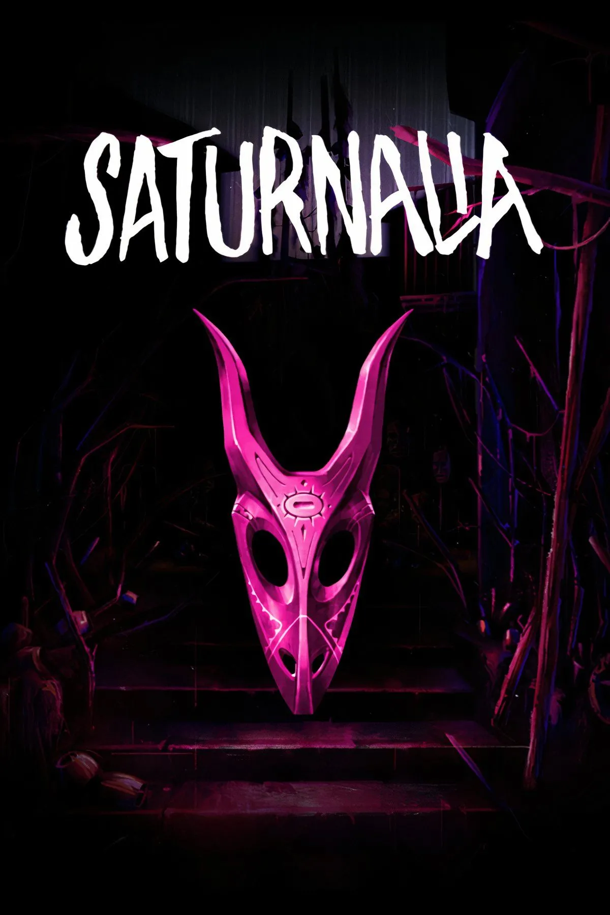 Cảnh game Saturnalia với đồ họa phong cách vẽ tay đặc trưng