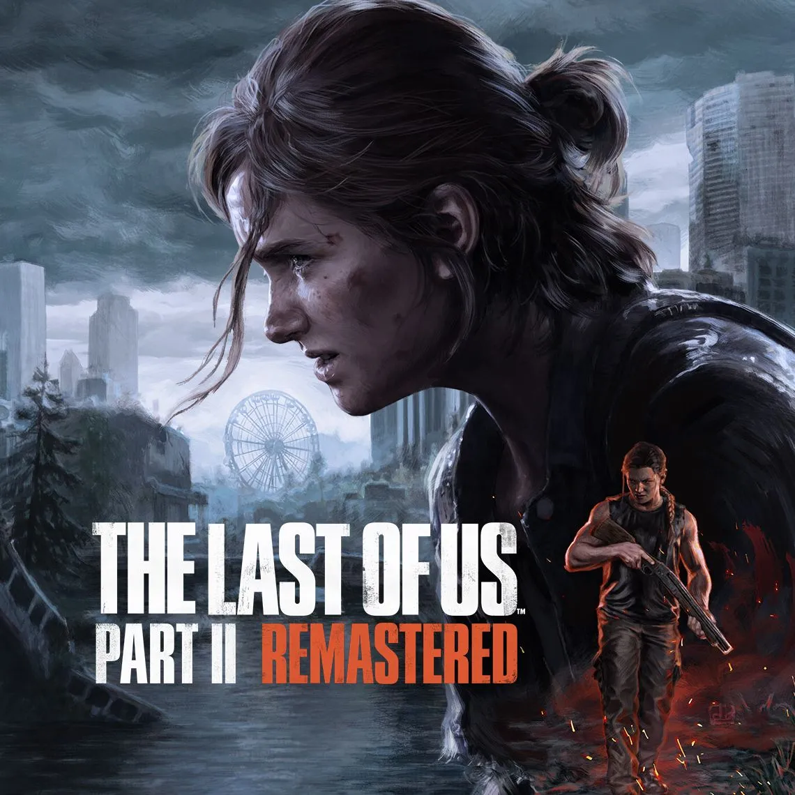 Cảnh game The Last of Us Part II Remastered với Ellie và Abby.