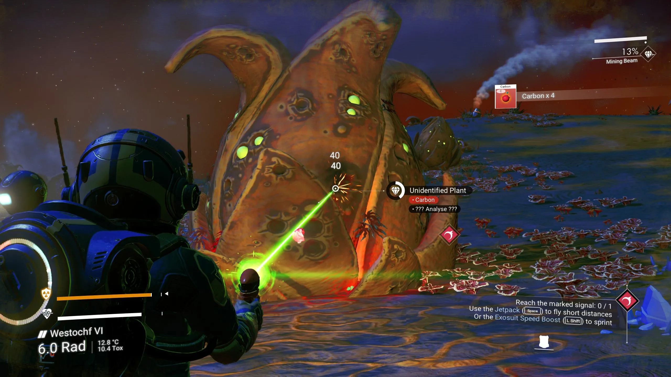Cảnh quan ấn tượng trong game No Man's Sky, phản ánh cảm giác &quot;công việc thứ hai&quot; mà nhiều game hiện đại mang lại.