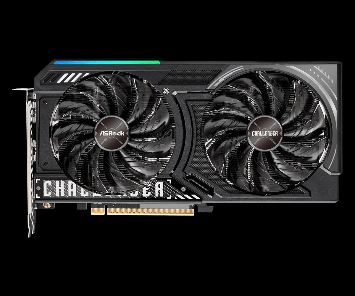 Card đồ họa ASRock AMD Radeon RX 9060 XT Challenger 16GB OC với VRAM 16GB