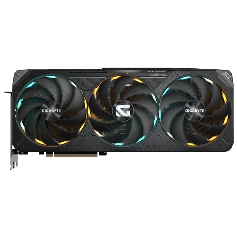 Card đồ họa Gigabyte Gaming GeForce RTX 5080 OC, sản phẩm cao cấp dành cho game thủ và nhà sáng tạo nội dung.