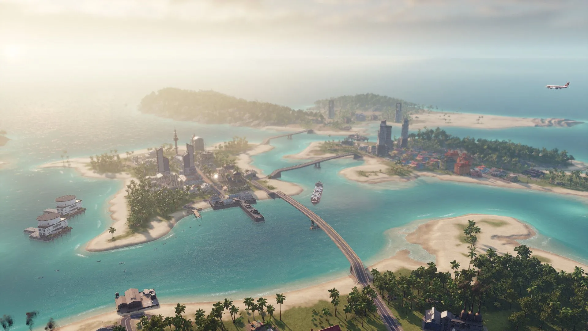 Cung điện của El Presidente nổi bật trong Tropico 6, với kiến trúc hoành tráng và tầm nhìn bao quát hòn đảo
