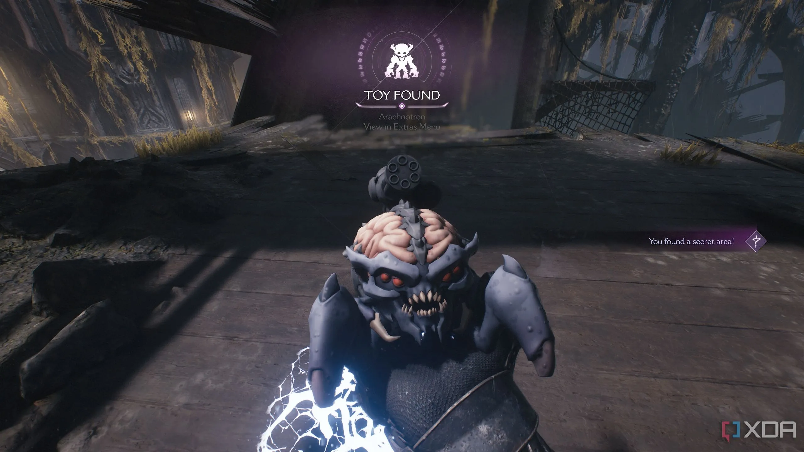 Đồ chơi sưu tầm Arachnotron trong Chương 14 Doom The Dark Ages.