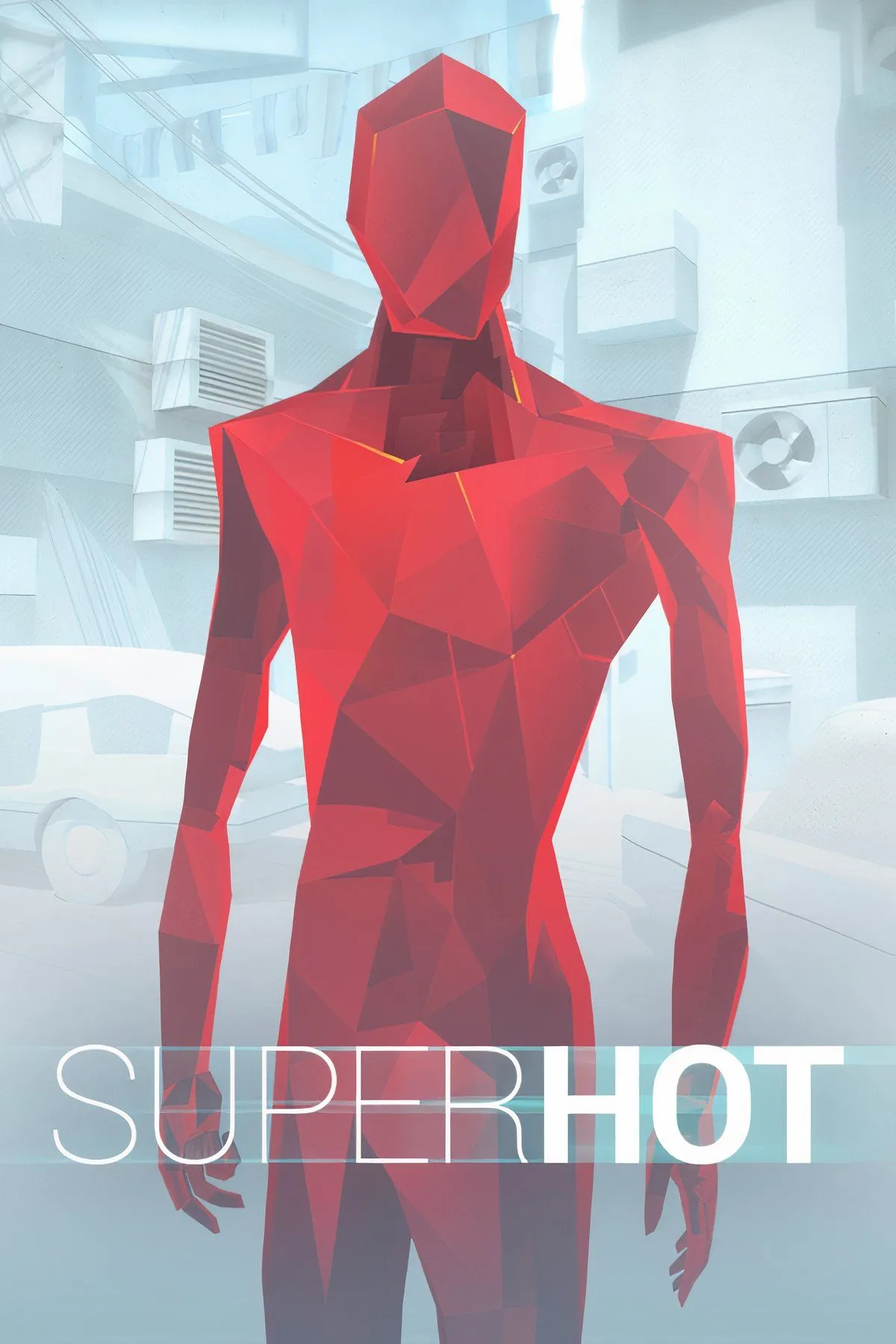 Đồ họa tối giản trắng và đỏ độc đáo của tựa game Superhot
