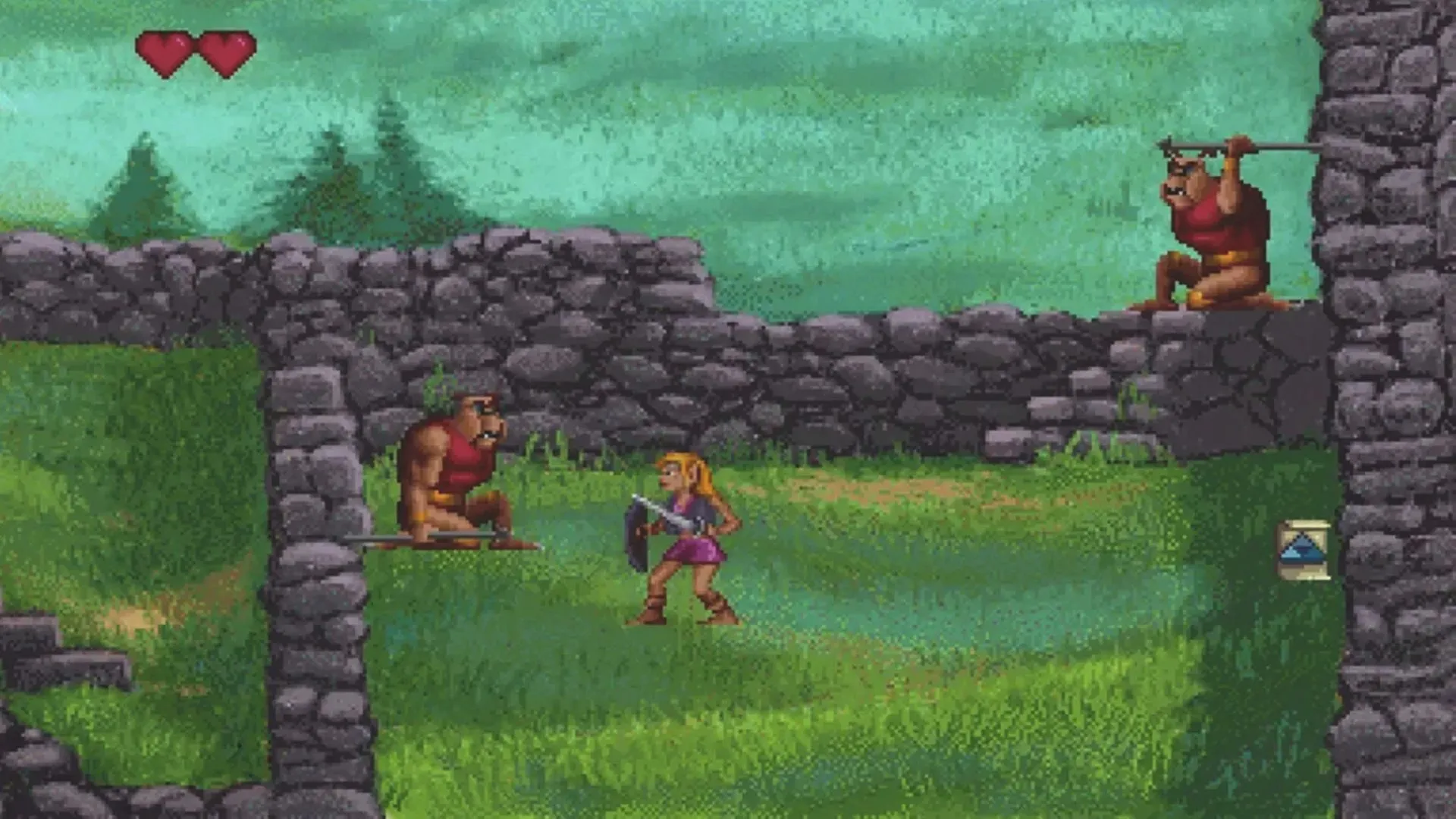 Gameplay của The Legend of Zelda The Wand of Ganon trên Philips CD-i, hiển thị đồ họa cổ điển và giao diện trò chơi