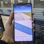 Giao diện Google Maps đang chạy trên điện thoại Poco F5, hiển thị tính năng Timeline hoặc dữ liệu vị trí.