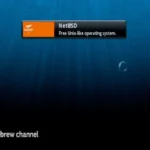 Giao diện Homebrew Channel trên Nintendo Wii, bước đầu tiên để biến máy thành web server.