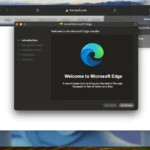 Giao diện Microsoft Edge trên máy tính Mac với thanh công cụ và các tab đang mở, minh họa khả năng quản lý mật khẩu của trình duyệt này.