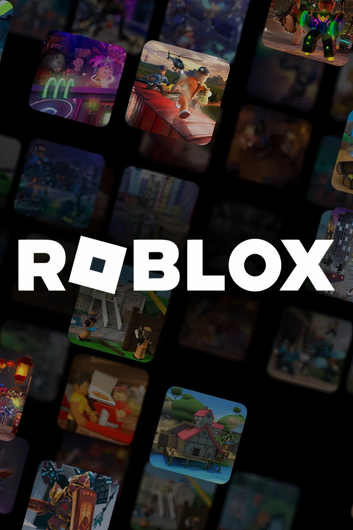 Giao diện người dùng và các trò chơi đa dạng được tạo trên nền tảng Roblox