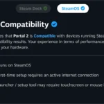 Giao diện Steam minh họa cập nhật đánh giá tương thích game trên SteamOS của Valve