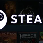 Giao diện Steam với logo và trang chủ, tượng trưng cho trải nghiệm chơi game dễ dàng trên Linux nhờ Steam Beta và Proton