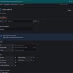 Giao diện thêm nguồn dữ liệu InfluxDB vào Grafana