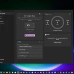 Giao diện ứng dụng Đồng hồ (Clock app) trên Windows 11 với các tab hẹn giờ, báo thức, và phiên tập trung.