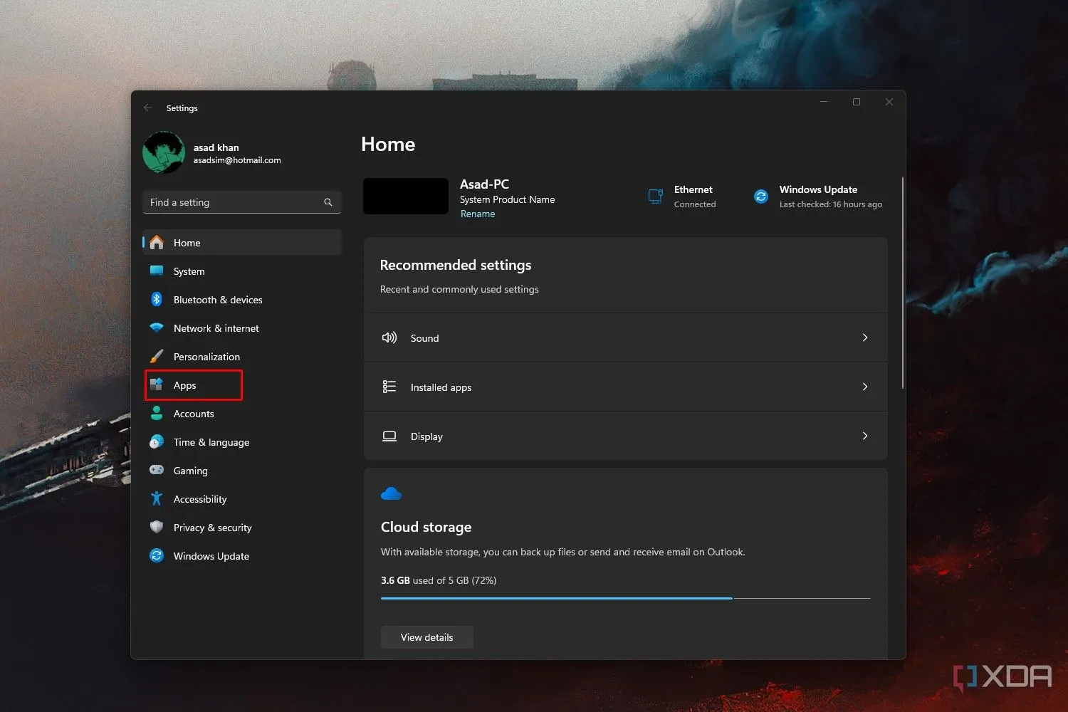 Giao diện ứng dụng Settings trong Windows 11 hiển thị các tùy chọn cài đặt chuột nâng cao