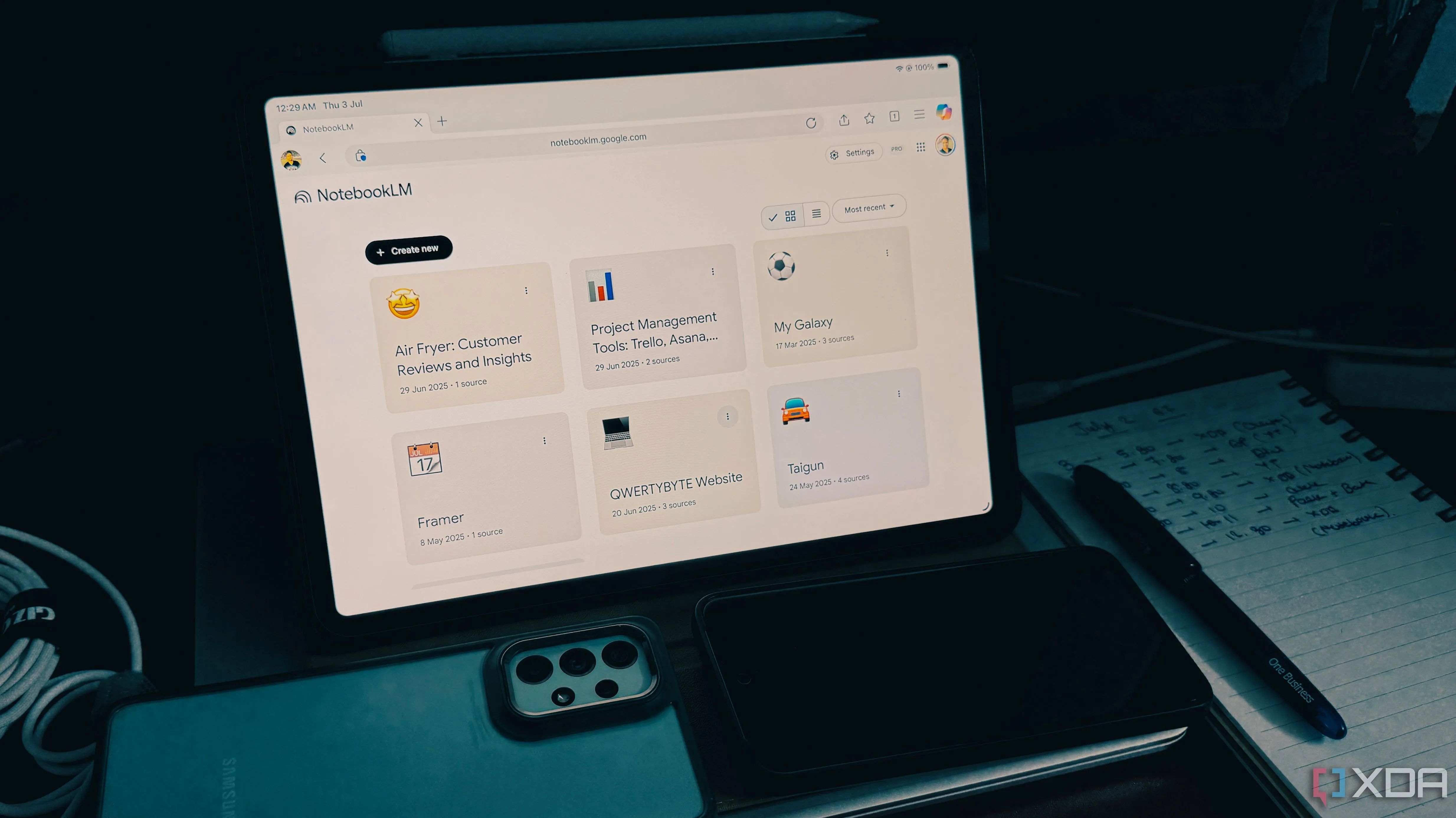 Google NotebookLM tổng hợp nhiều tài liệu tài chính như sao kê ngân hàng, báo cáo thuế để phân tích tổng thể