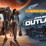 Hình ảnh bìa chính của Star Wars Outlaws Gold Edition, thể hiện sự thất vọng của game thủ do các lỗi nghiêm trọng sau khi phát hành.