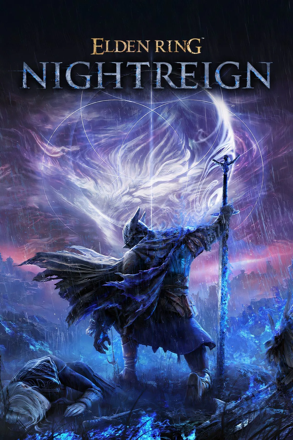 Hình ảnh bìa của game Elden Ring Nightreign, một spin-off đa người chơi