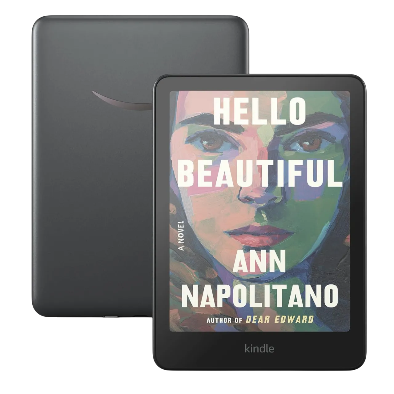 Hình ảnh cận cảnh máy đọc sách Amazon Kindle Colorsoft, làm nổi bật màn hình màu sắc nét.