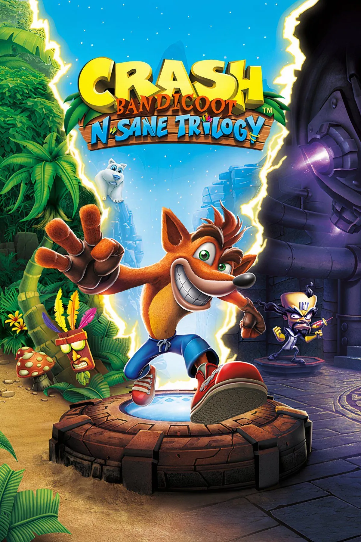 Hình ảnh Crash Bandicoot trong phiên bản N. Sane Trilogy remastered