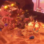 Hình ảnh gameplay Donkey Kong Bananza thể hiện tính năng GameShare trên Nintendo Switch 2