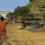 Hình ảnh gameplay Tony Montana trong Scarface The World is Yours với góc nhìn thứ ba và yếu tố thế giới mở