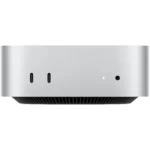 Hình ảnh máy tính Mac Mini M4 của Apple với thiết kế nhỏ gọn và màu bạc sang trọng