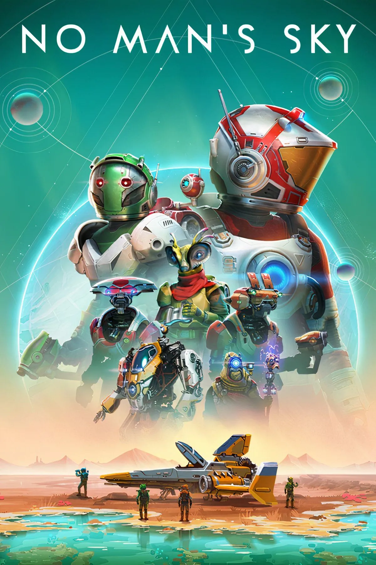 Hình ảnh minh họa vũ trụ rộng lớn nhưng trống rỗng của No Man's Sky khi ra mắt