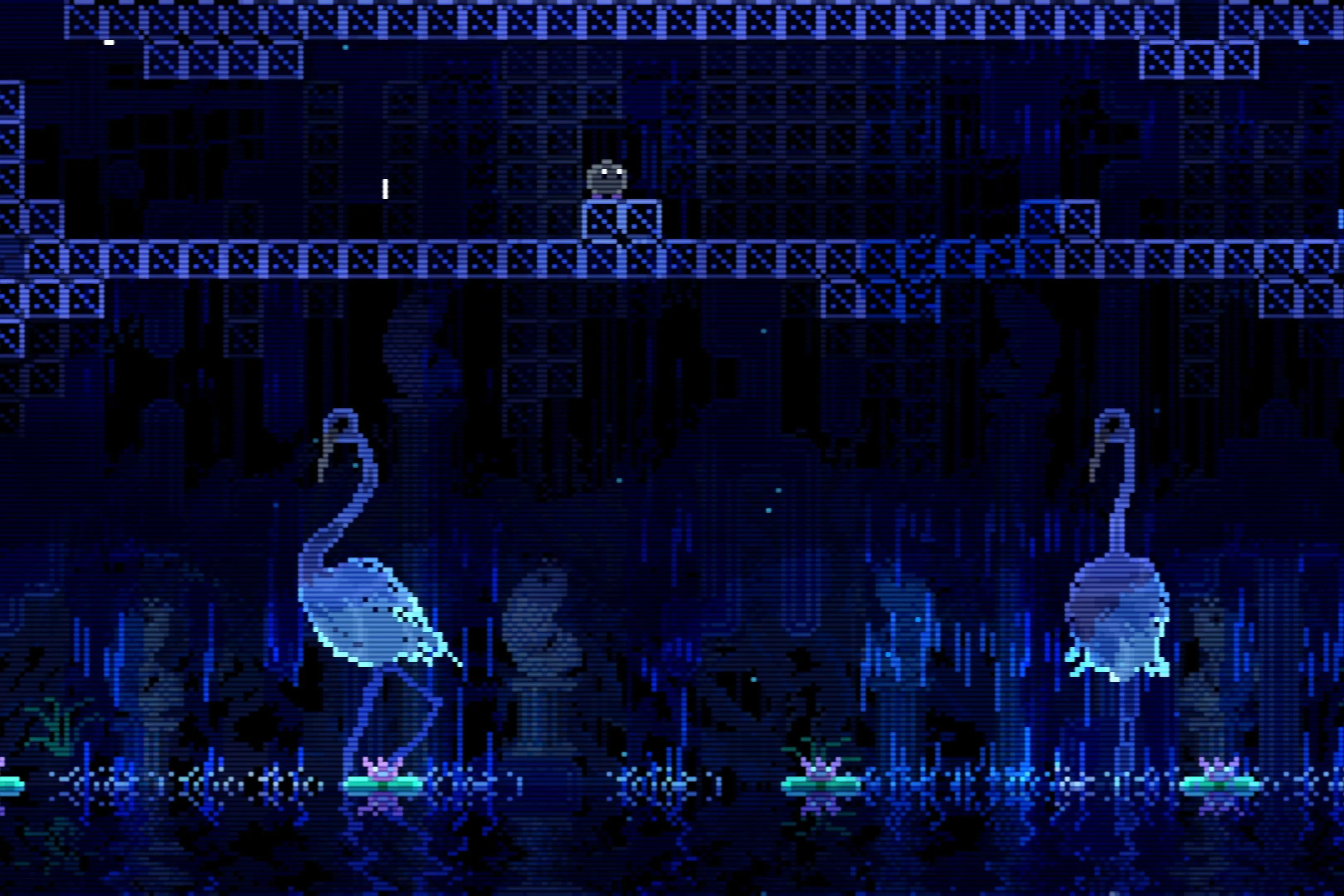 Hình ảnh nghệ thuật pixel độc đáo từ tựa game indie giải đố Animal Well trên Steam