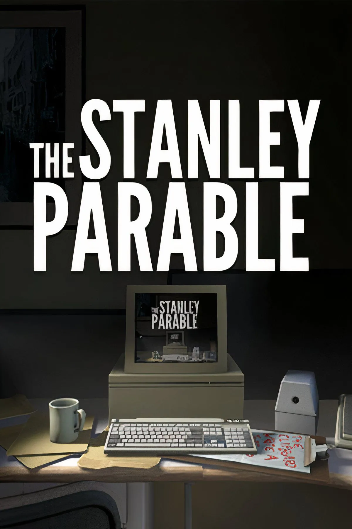 Hình ảnh nhân vật Stanley trong tựa game kể chuyện The Stanley Parable, ban đầu là mod Source Engine