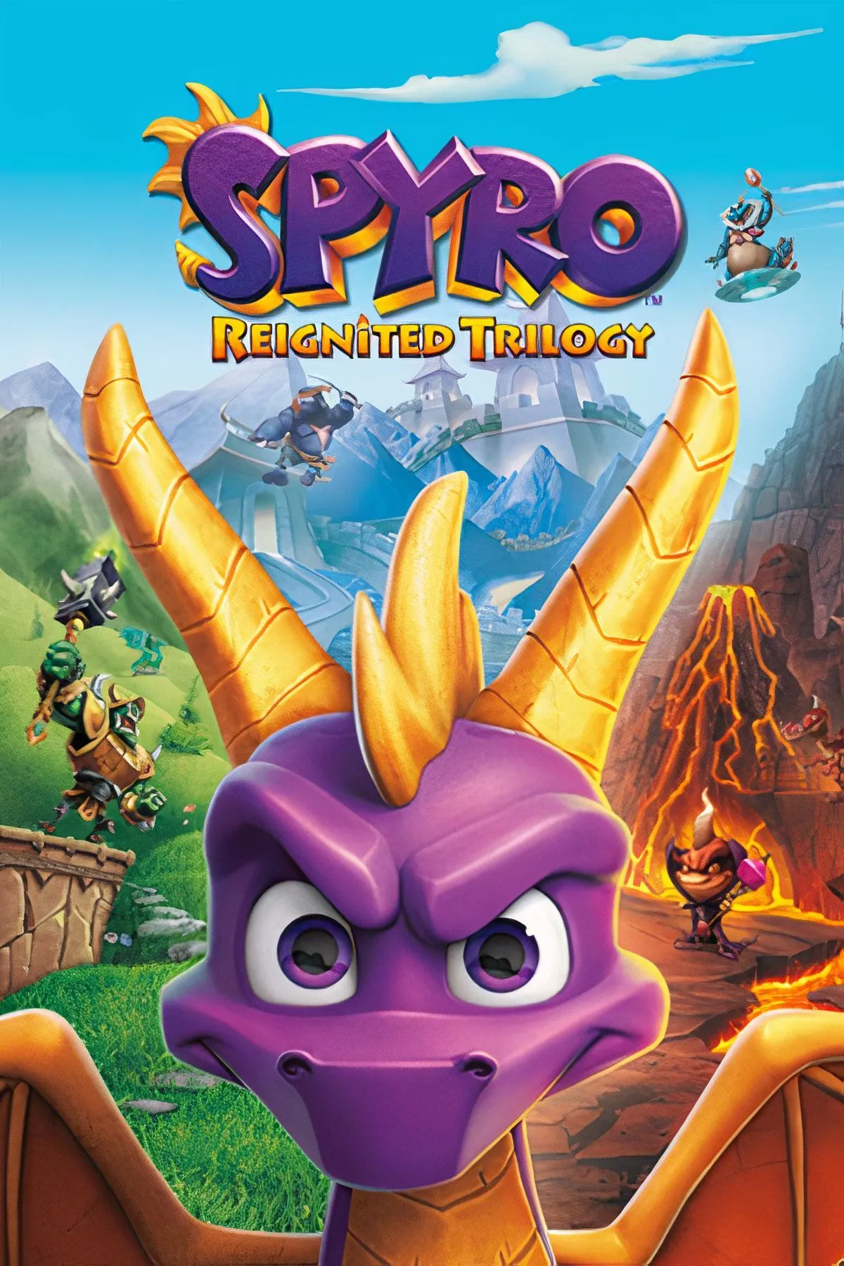 Hình ảnh rồng Spyro trong tựa game Spyro Reignited Trilogy