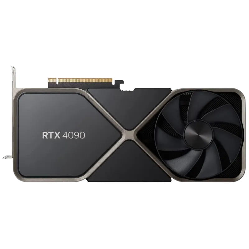 Hình ảnh sản phẩm chính thức của card đồ họa NVIDIA GeForce RTX 4090, biểu tượng hiệu năng đỉnh cao của thế hệ trước