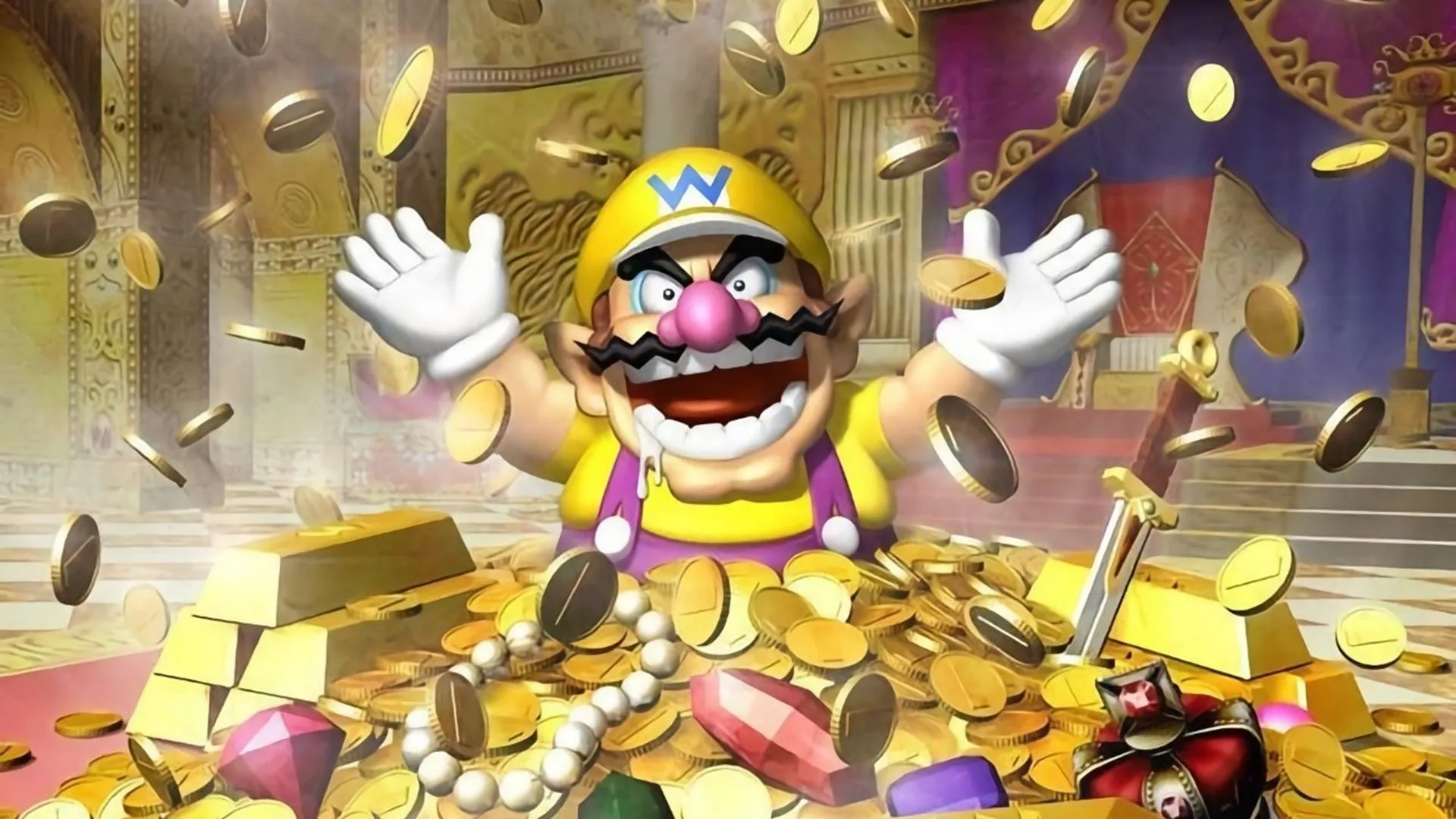 Hộp bìa game Wario World, một phần của series Wario Land kinh điển, có thể hồi sinh trên Nintendo Switch 2