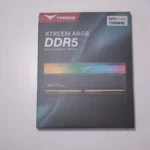 Hộp RAM TeamGroup T-FORCE XTREE ARGB DDR5 32GB, minh họa cho tầm quan trọng của dung lượng RAM đối với hiệu suất chơi game hiện đại.