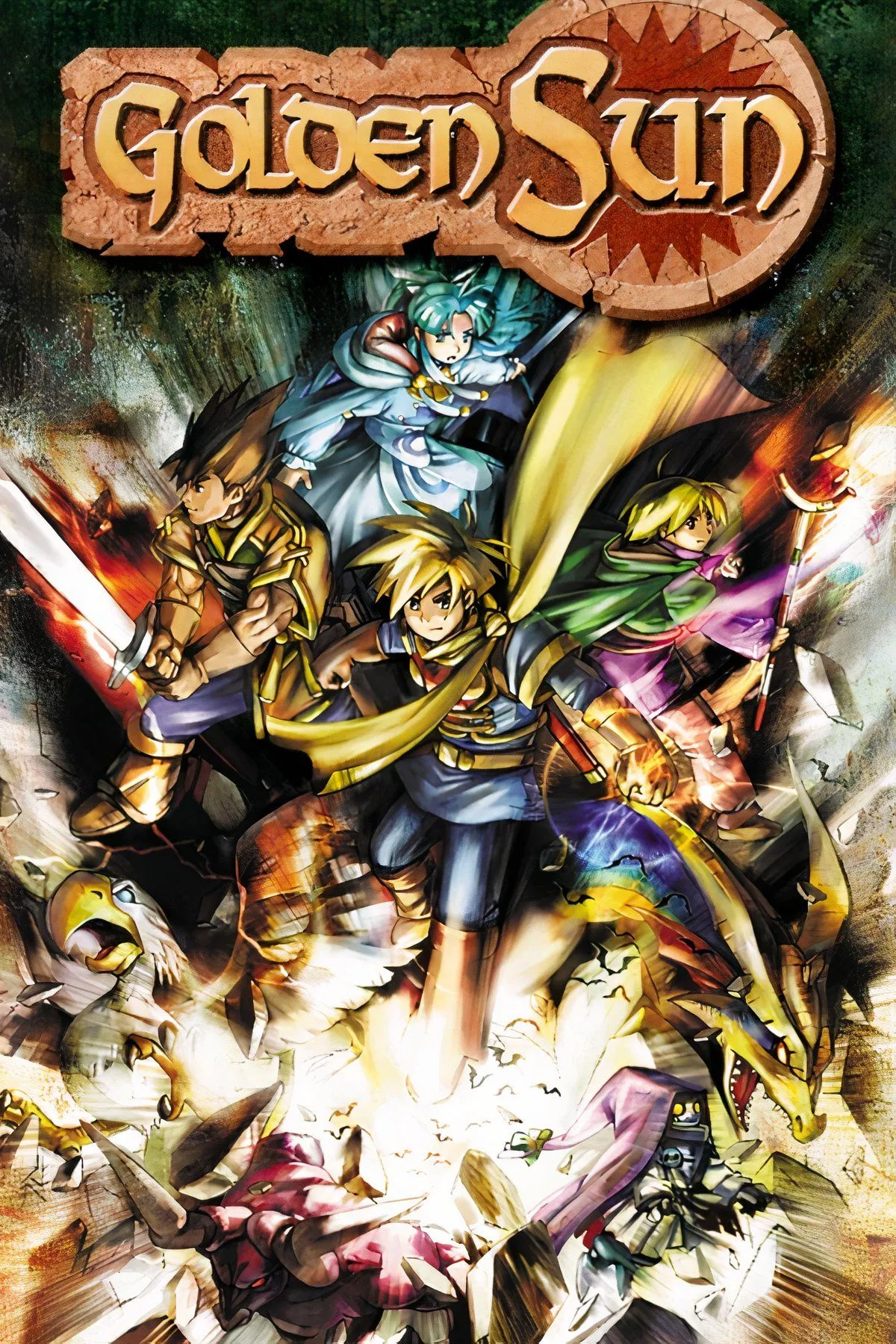 Isaac, nhân vật chính của tựa game nhập vai Golden Sun trên GBA