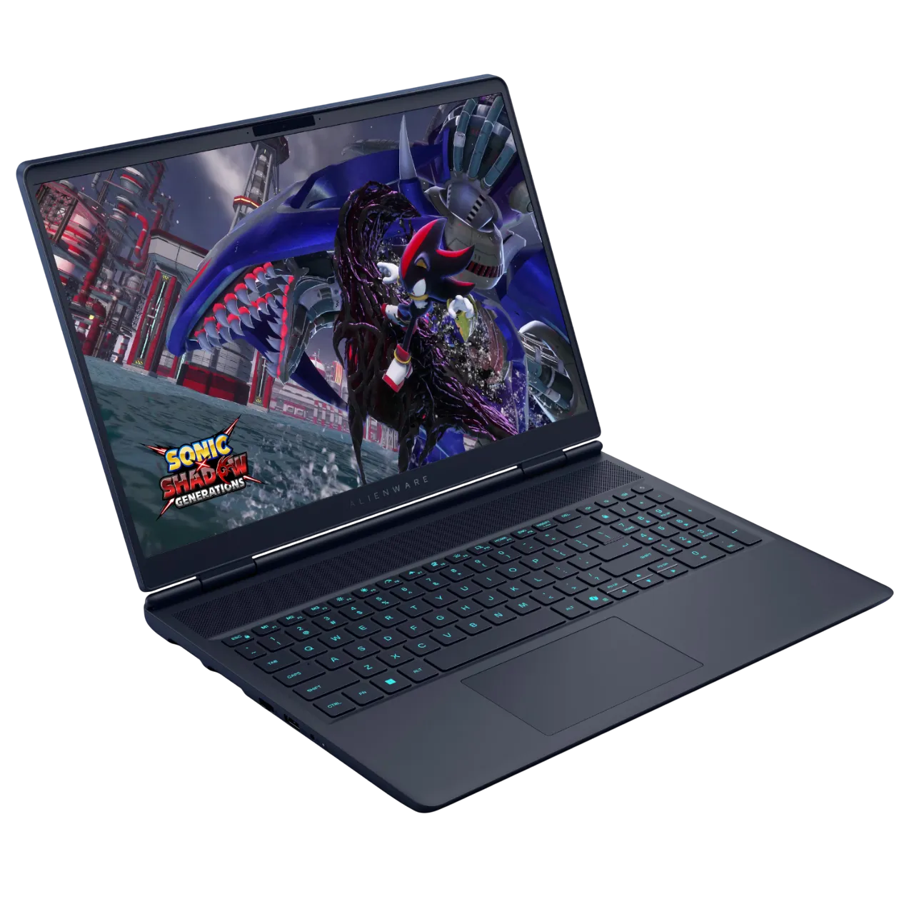 Laptop gaming Alienware 16X Aurora nổi bật với thiết kế hiện đại và logo phát sáng
