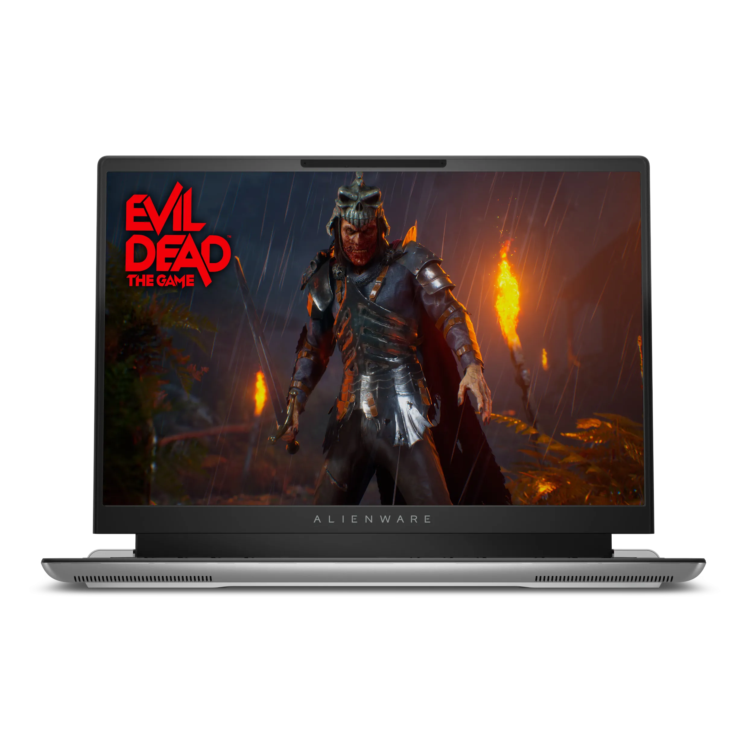 Laptop gaming Alienware x16 R2 với thiết kế mạnh mẽ và dải đèn RGB đặc trưng