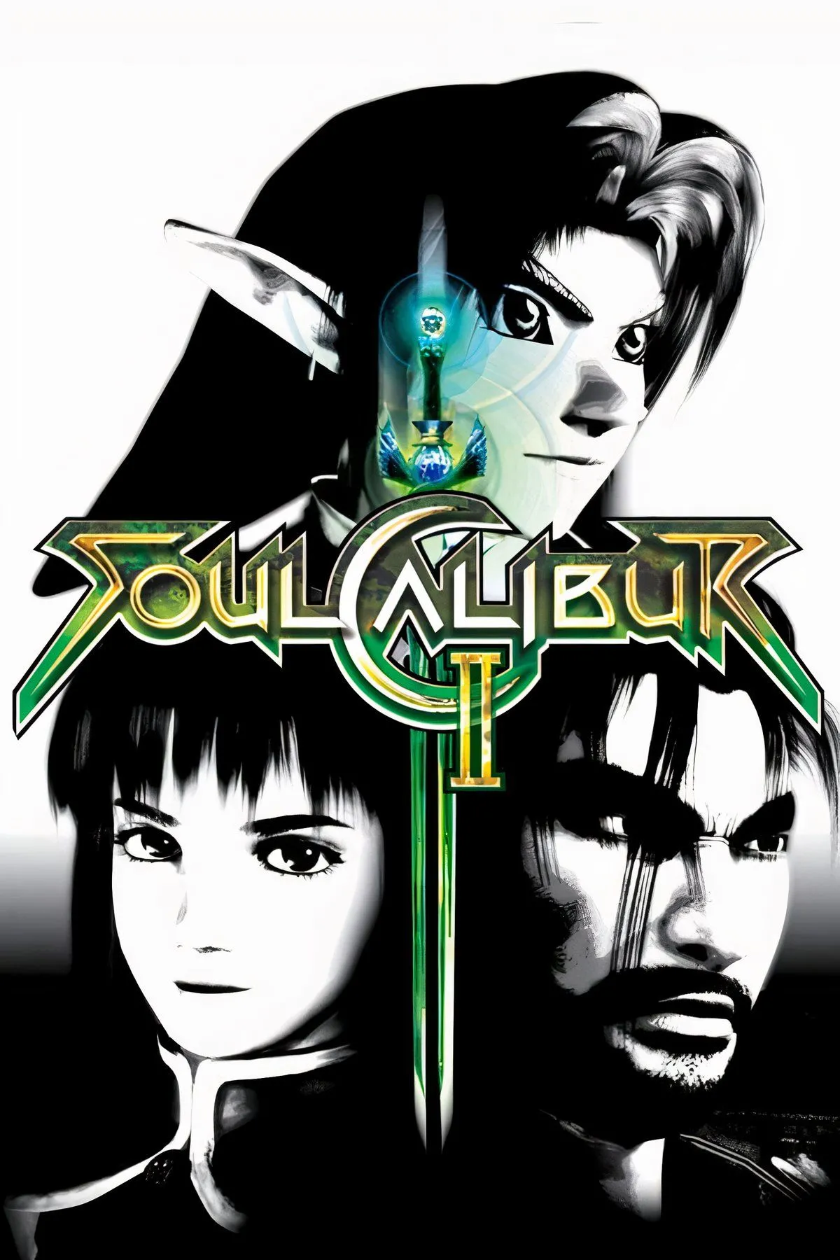 Link trong SoulCalibur II trên Nintendo GameCube đang chiến đấu với đối thủ