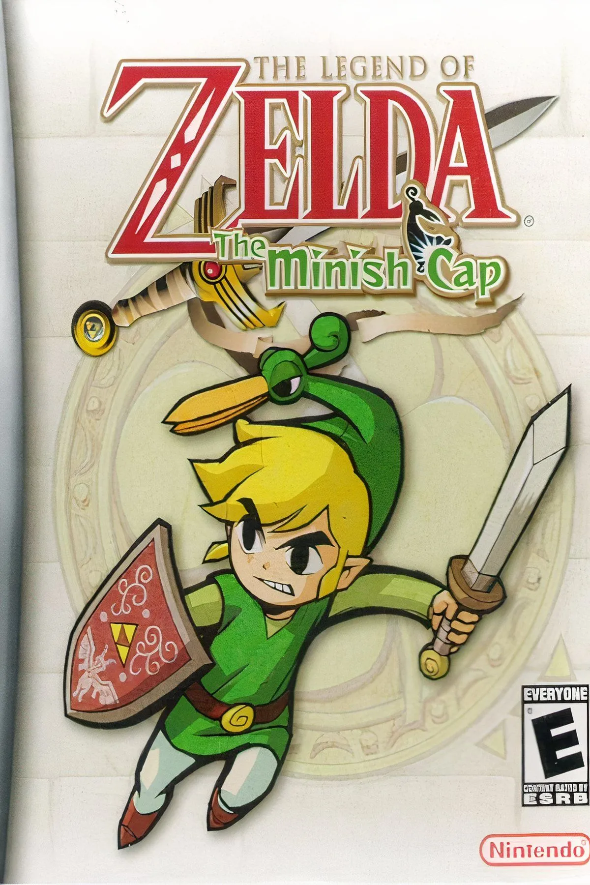 Link và người bạn Ezlo trong The Minish Cap, minh họa cơ chế thu nhỏ độc đáo