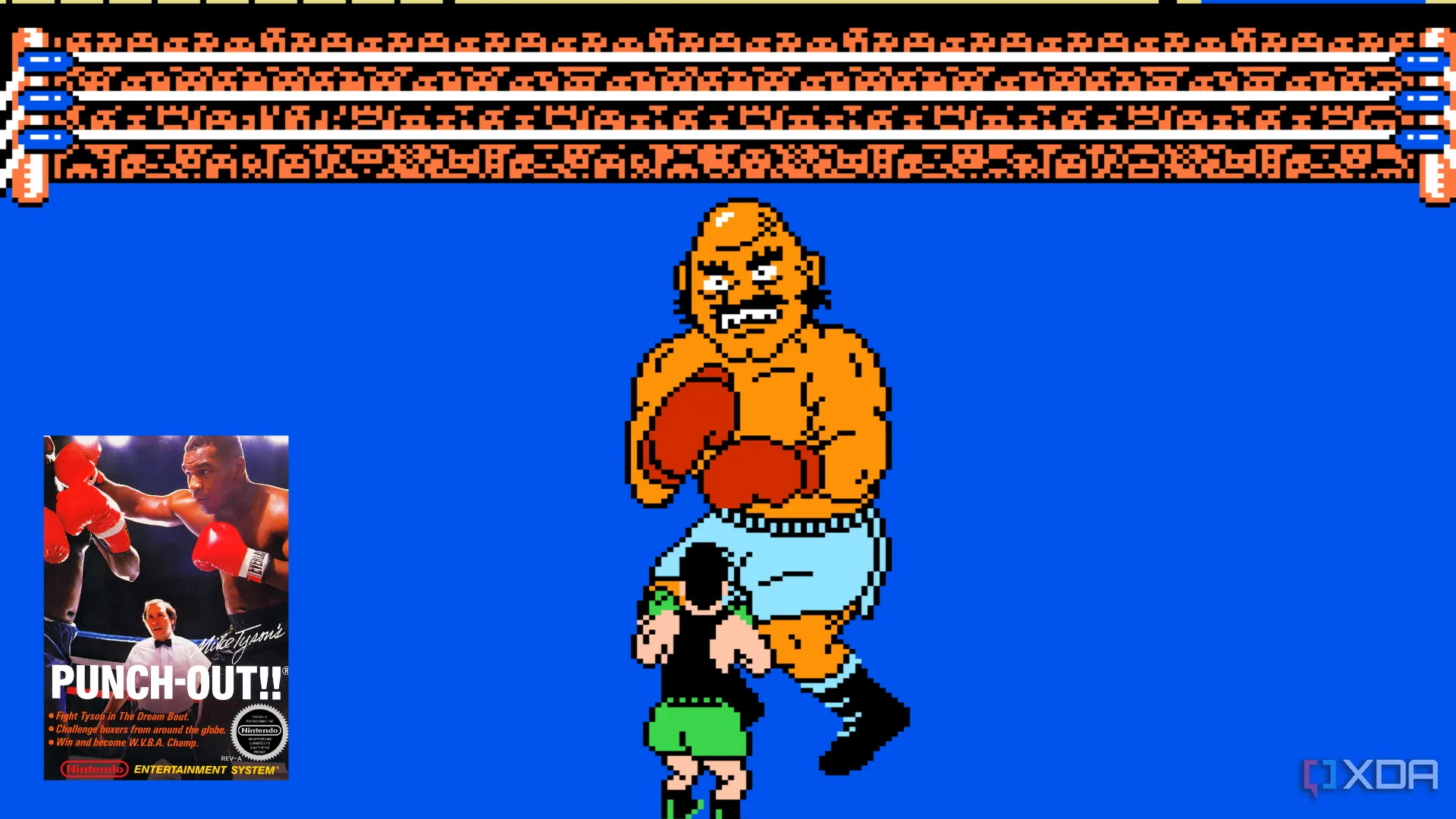Little Mac đối đầu với Bald Bull trong trận đấu căng thẳng của Mike Tyson's Punch-Out!.